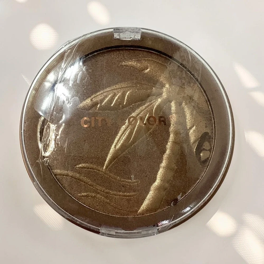 City‎ Color Bronzer Sunset Shimmer Pressed Powder Palm Tree 0.52 oz NEW